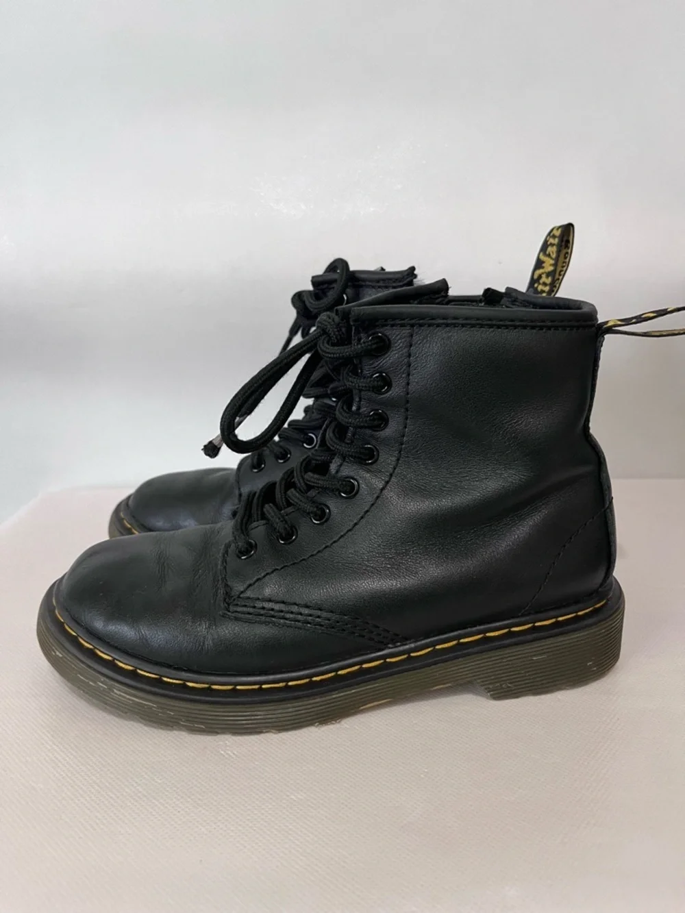 Dr Martens Black Leather Boots